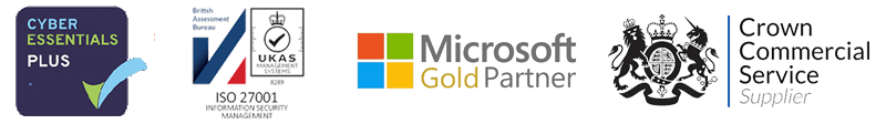 cyber, ISO, microsoft & crown logo